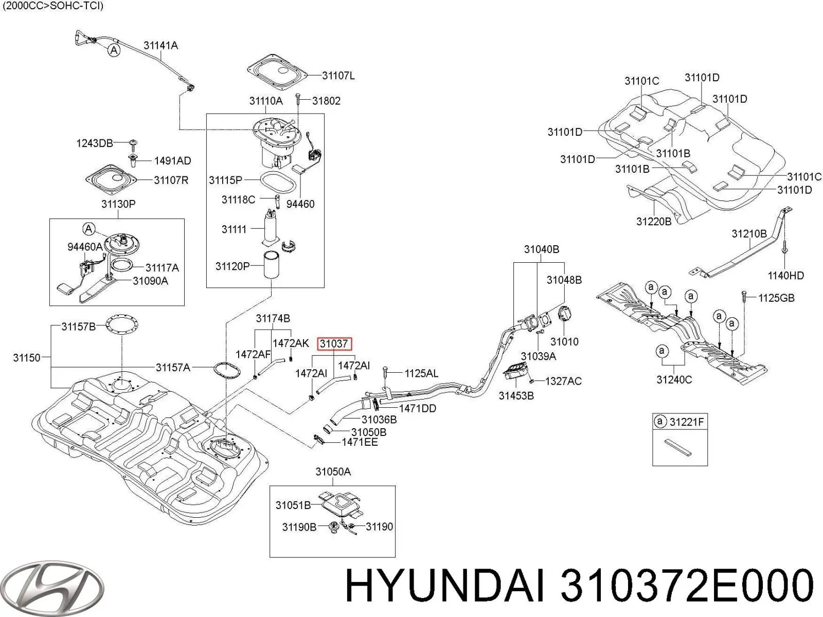  310372E000 Hyundai/Kia