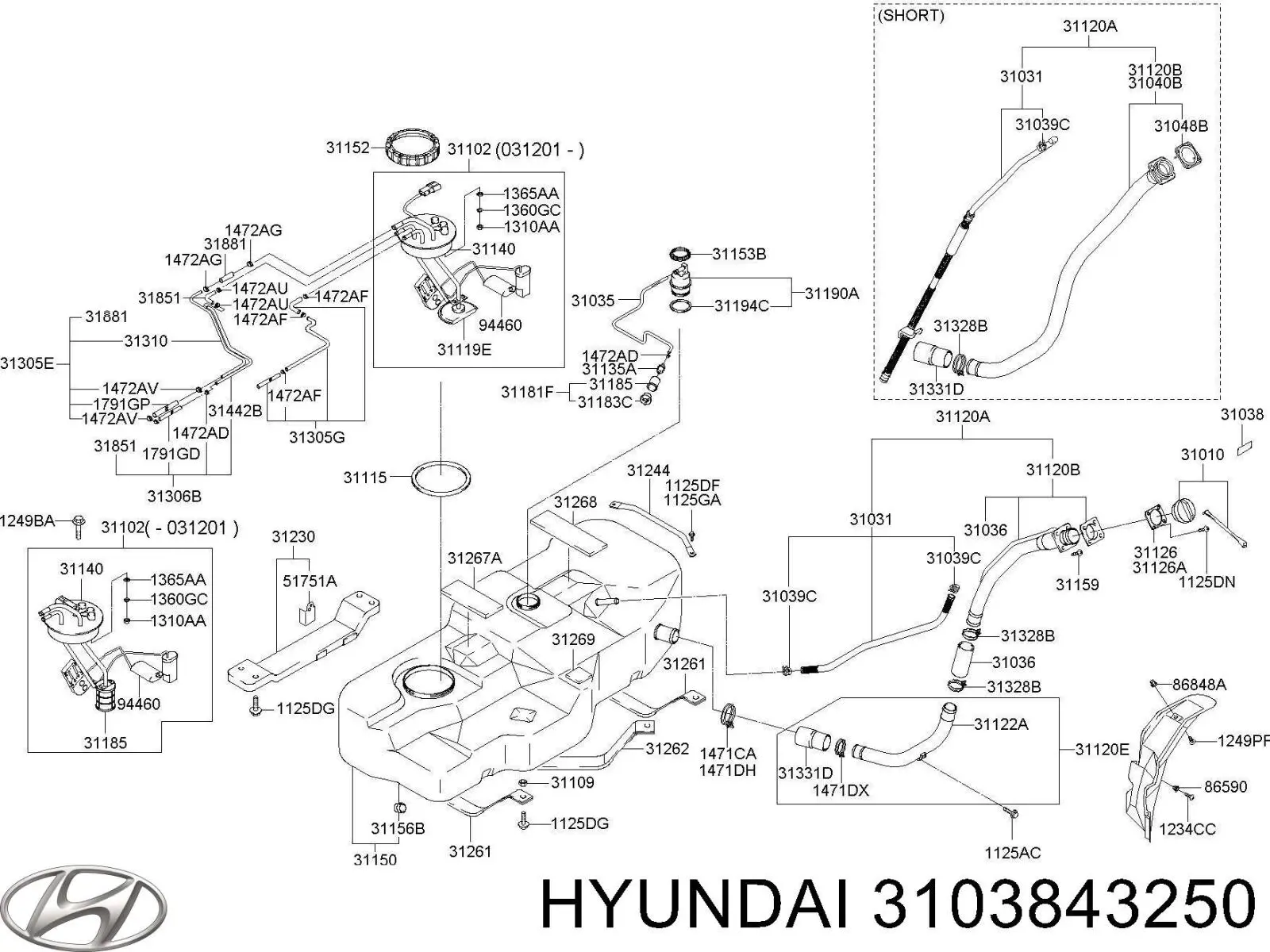  3103843250 Hyundai/Kia