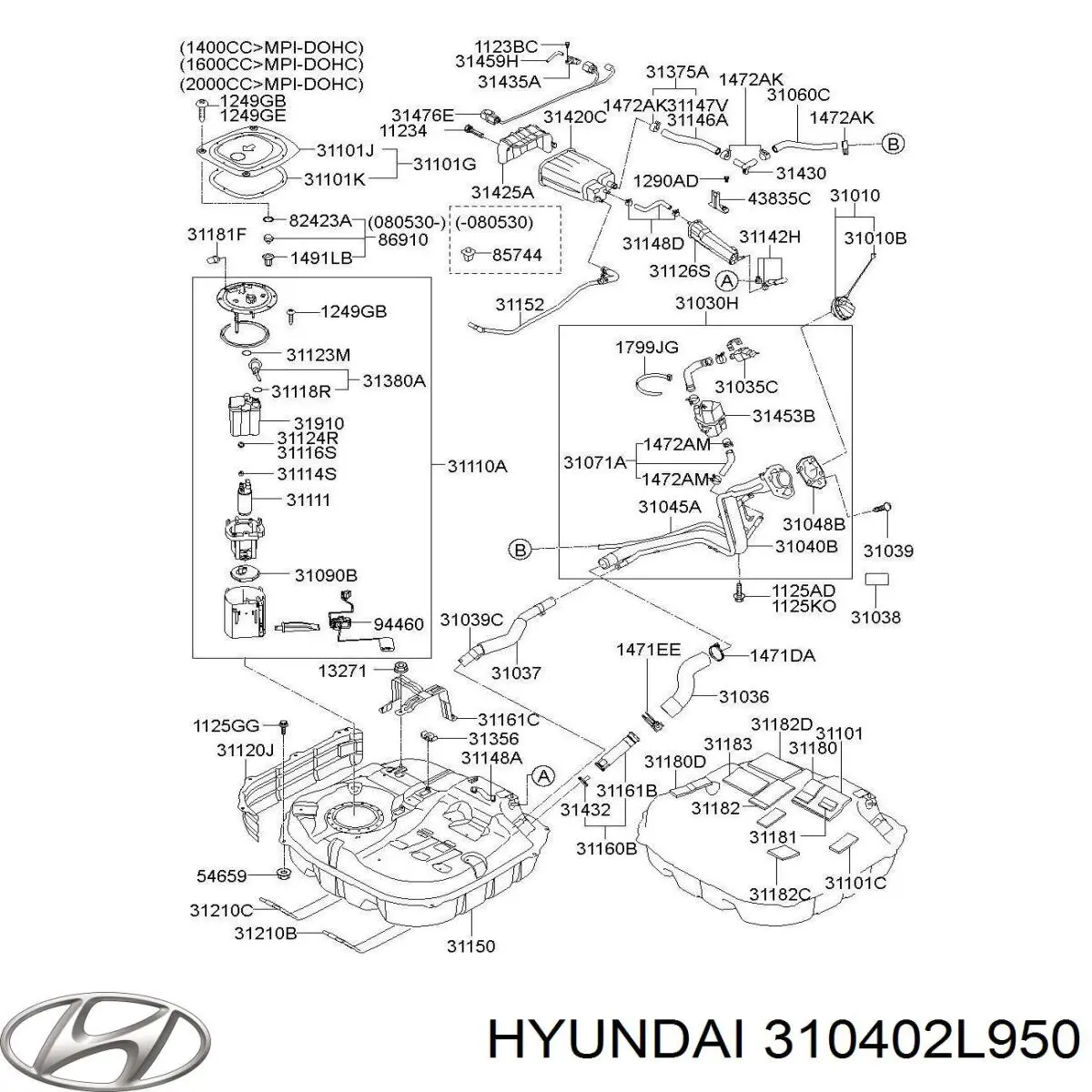  310402L950 Hyundai/Kia