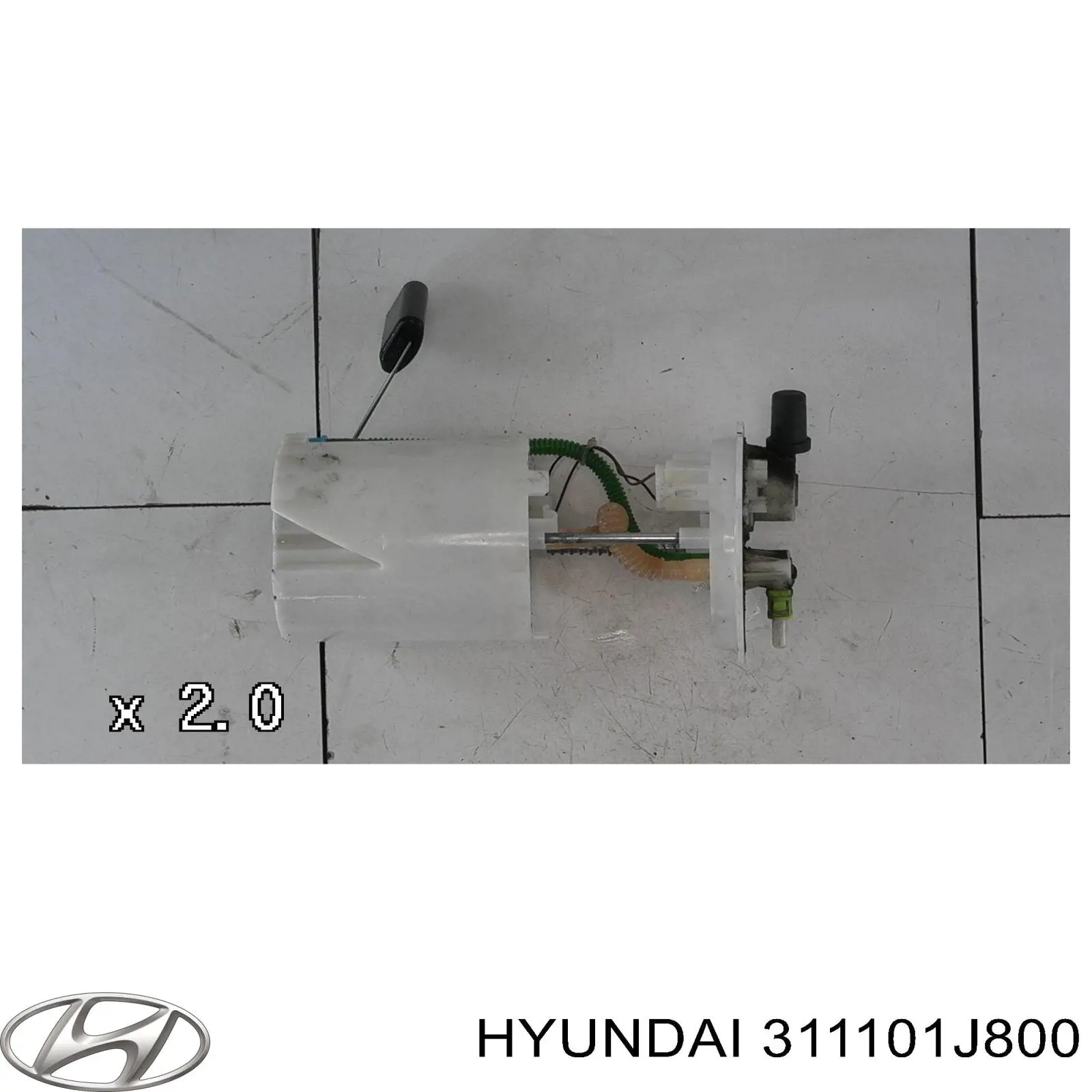 Модуль топливного насоса с датчиком уровня топлива на Hyundai I20 PB