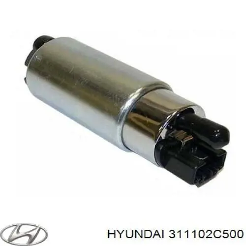 Модуль топливного насоса с датчиком уровня топлива на Hyundai Tiburon 