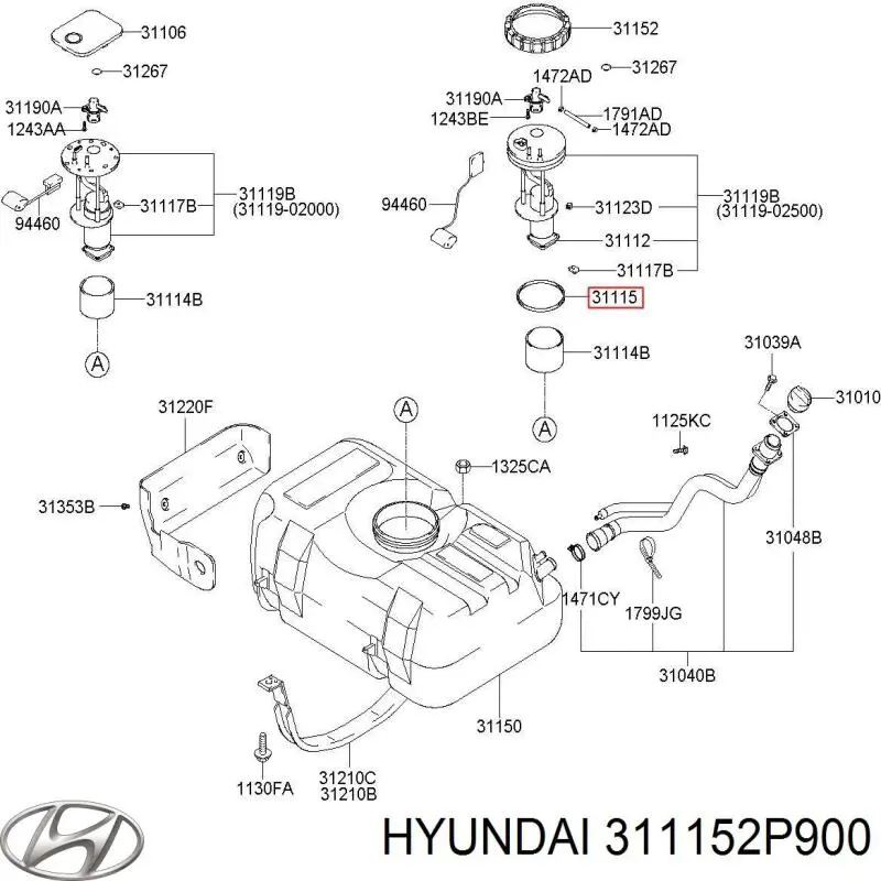 311152P900 Hyundai/Kia 