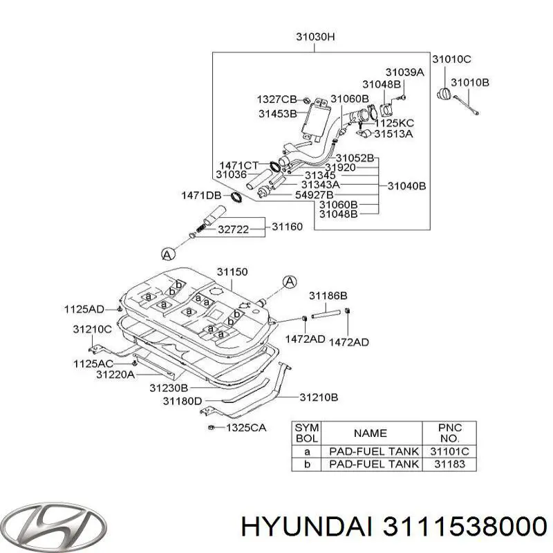  3111538000 Hyundai/Kia