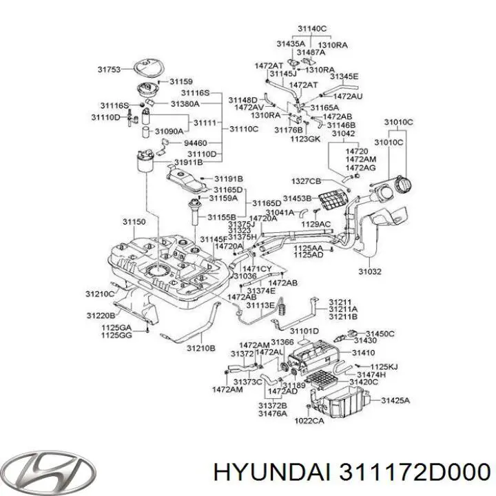 311172D000 Hyundai/Kia 