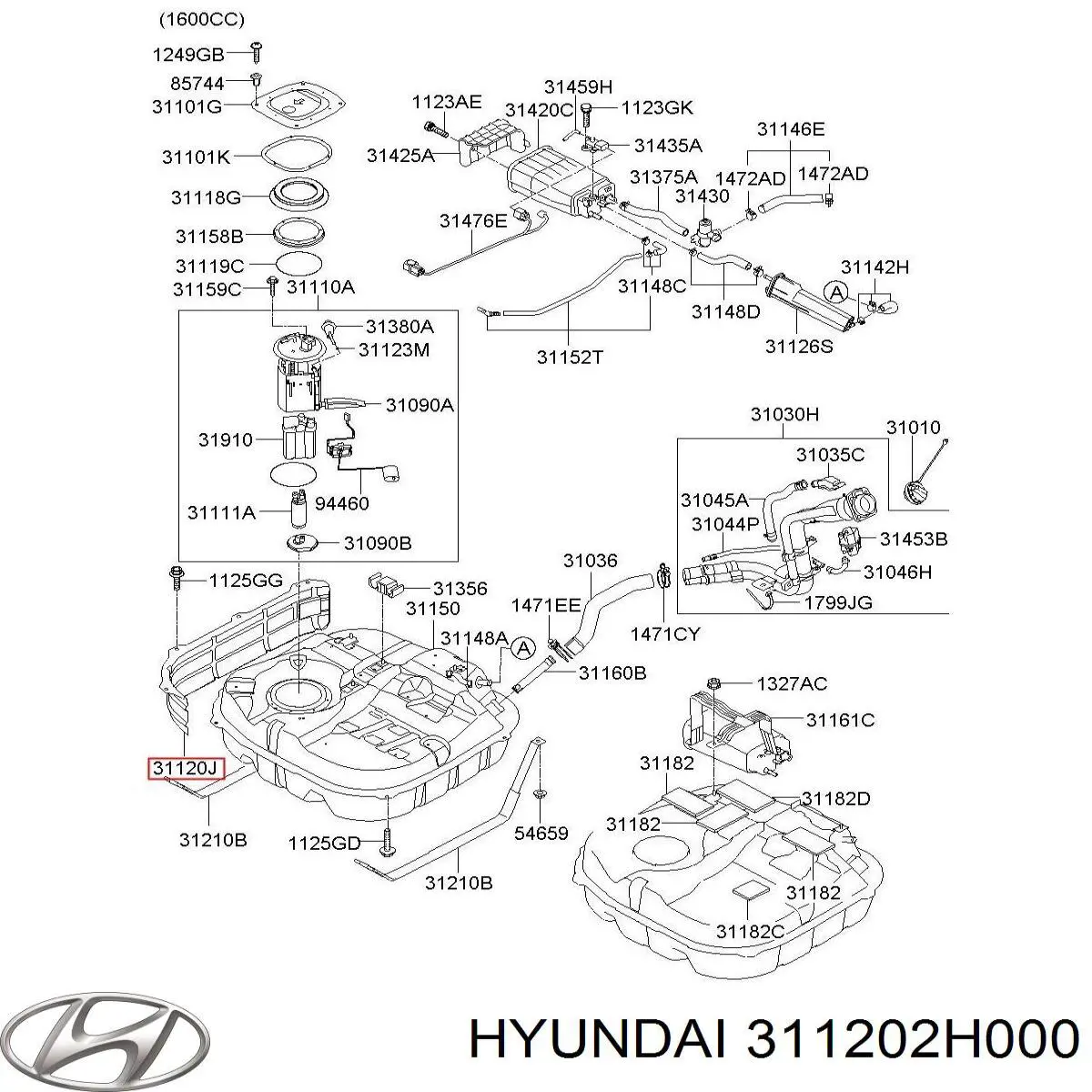  311202H000 Hyundai/Kia