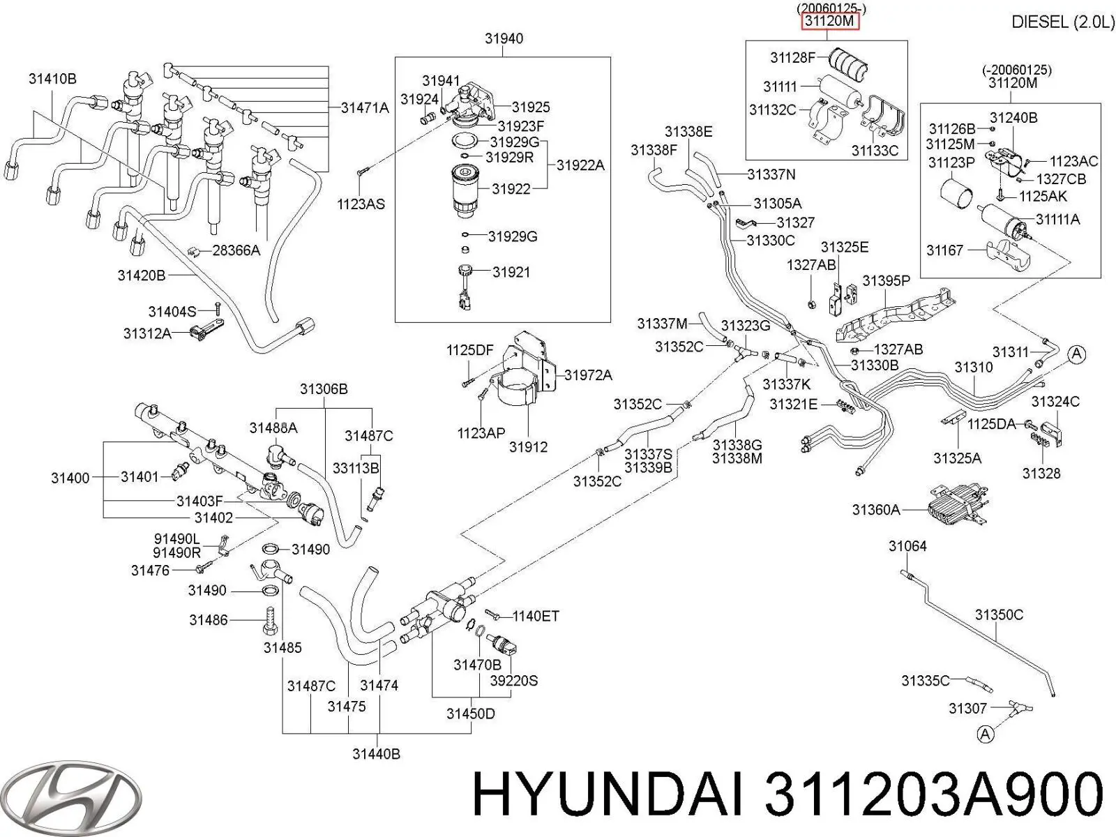  311203A900 Hyundai/Kia