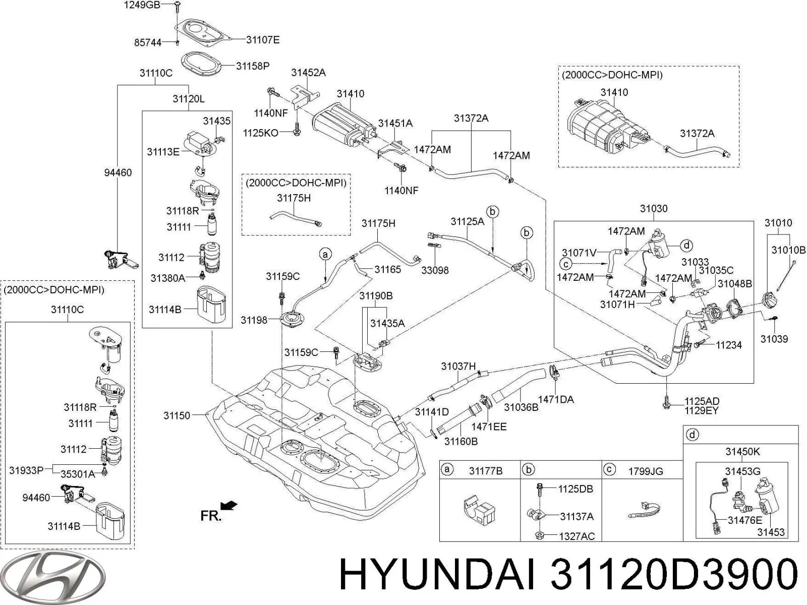  31120D3900 Hyundai/Kia