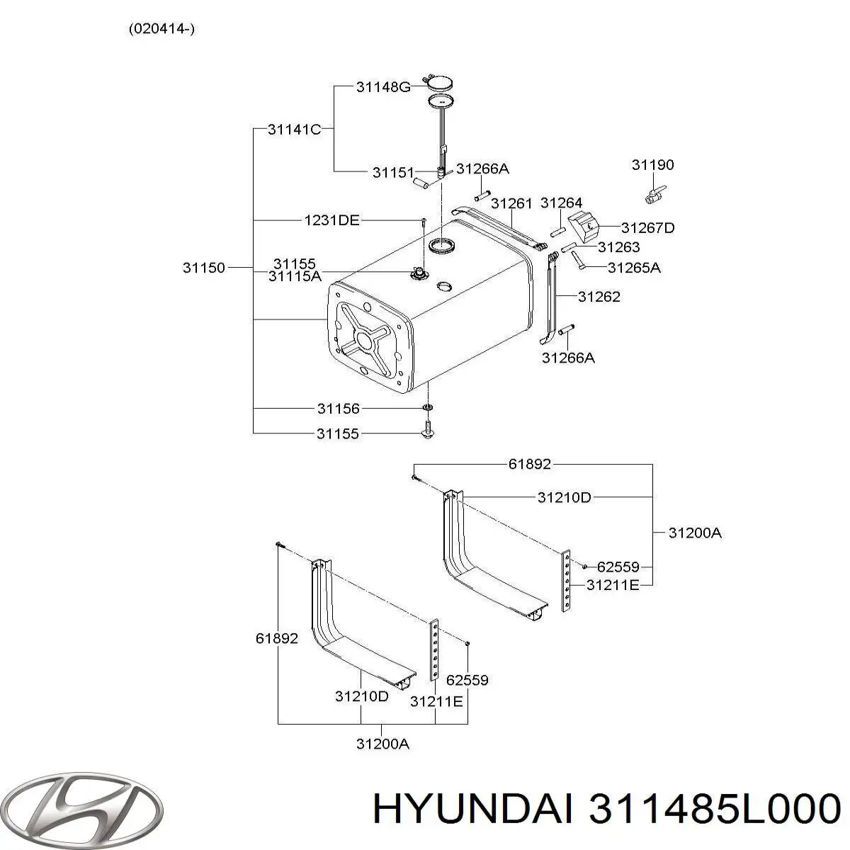 311485L000 Hyundai/Kia 