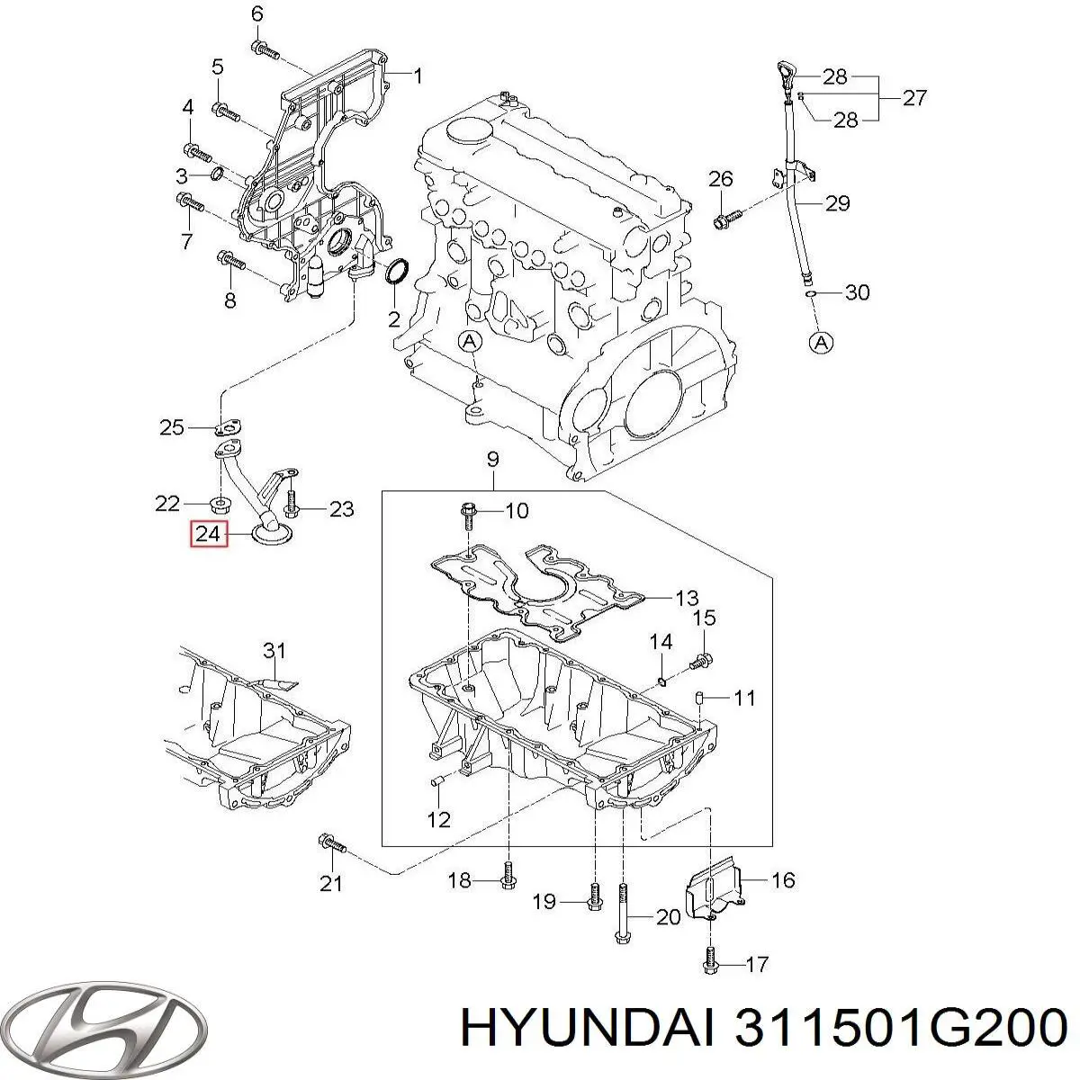 Бензобак Hyundai/Kia 311501G200 цена, от 57.00 USD