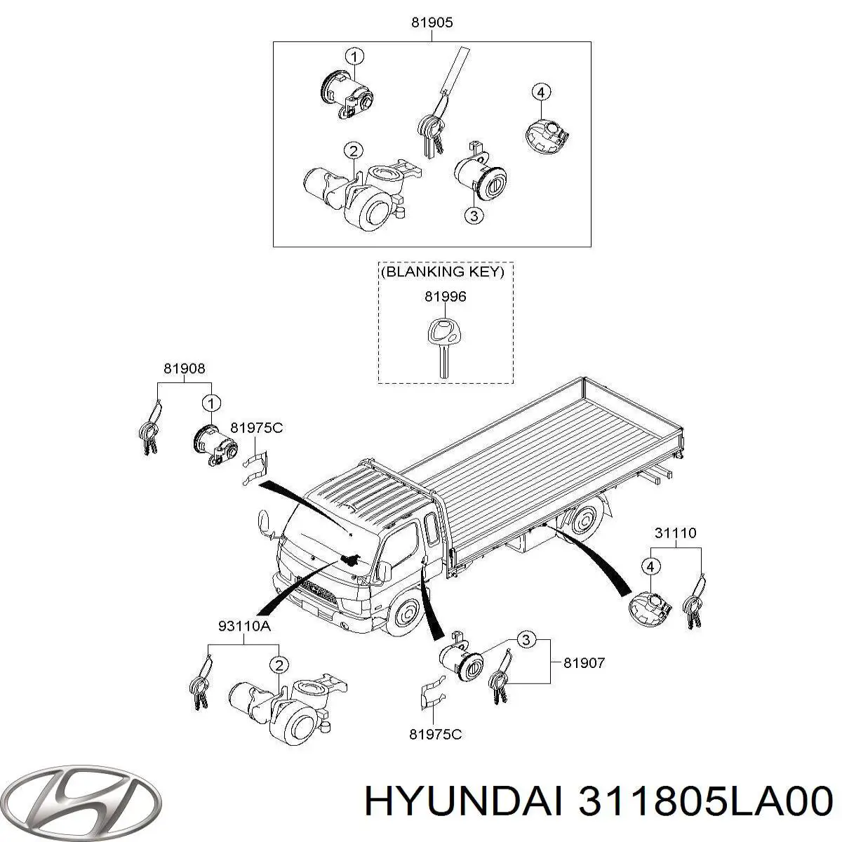 Крышка (пробка) бензобака на Hyundai HD LIGHT 