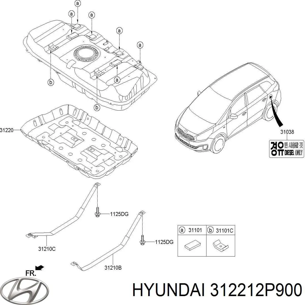  312212P900 Hyundai/Kia