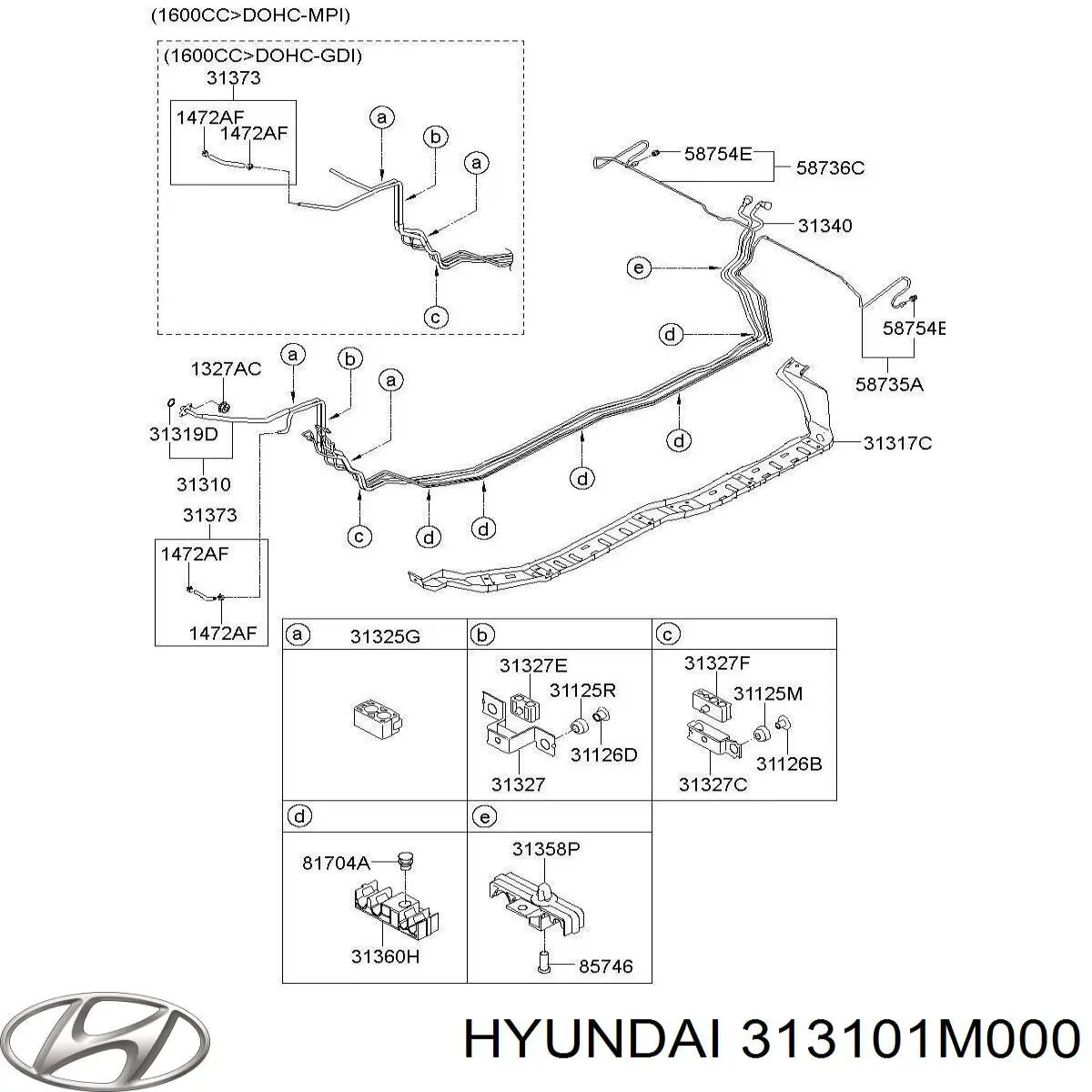  313101M000 Hyundai/Kia