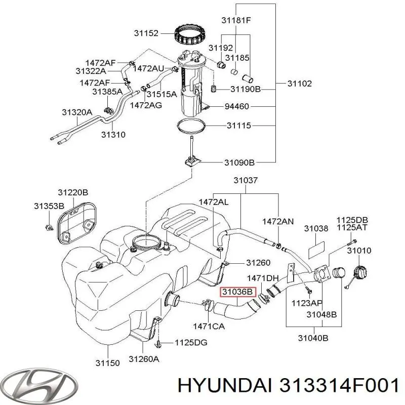 313314F001 Hyundai/Kia 