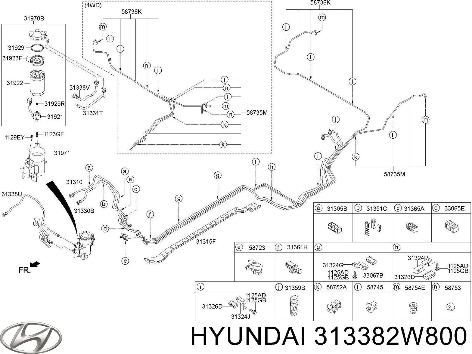  313382W800 Hyundai/Kia