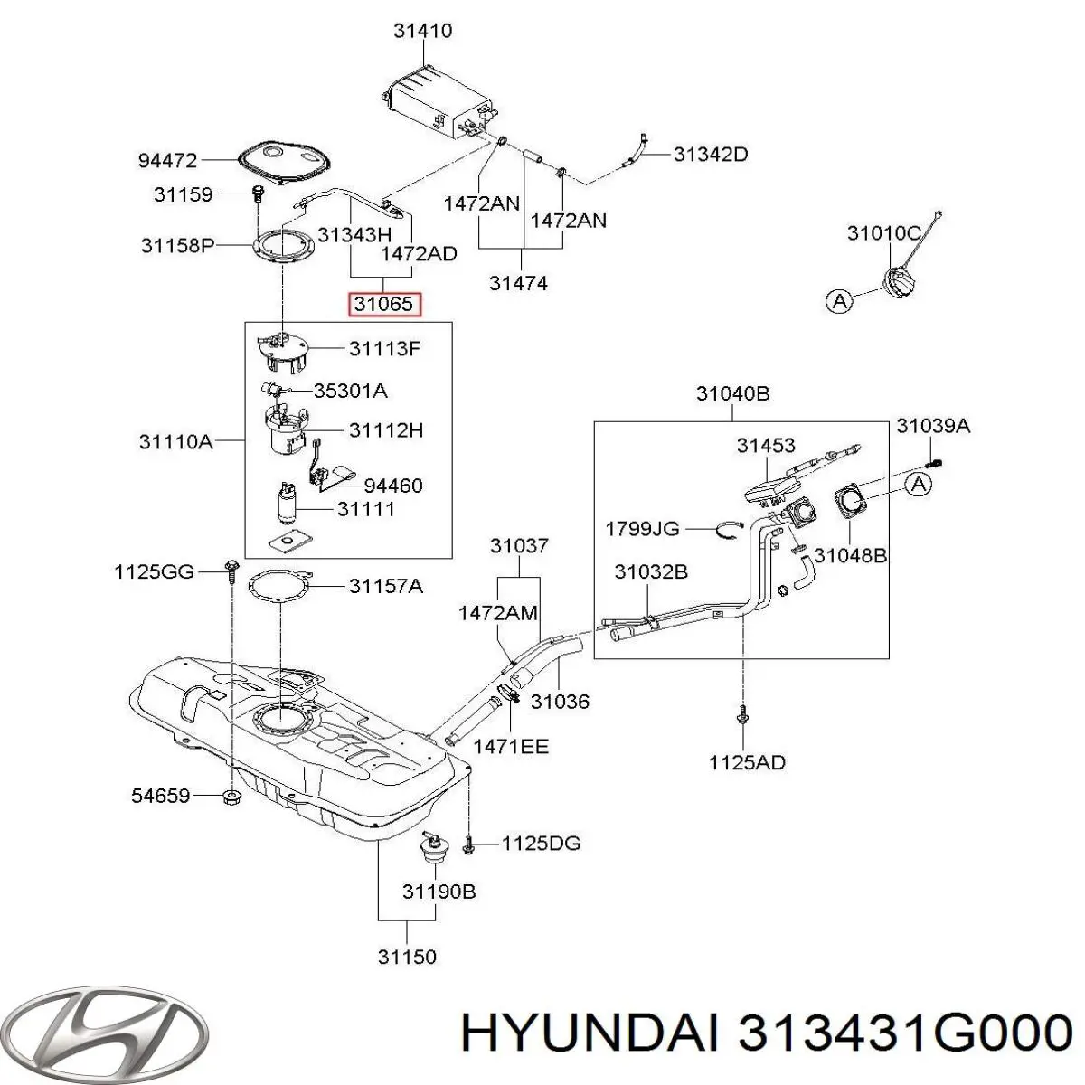 313431G000 Hyundai/Kia 