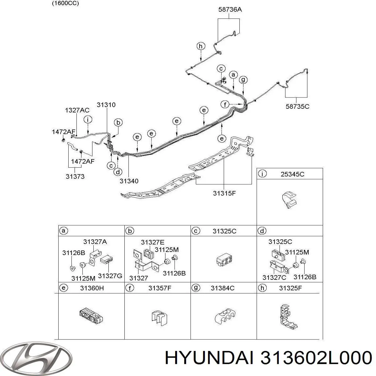  313602L000 Hyundai/Kia