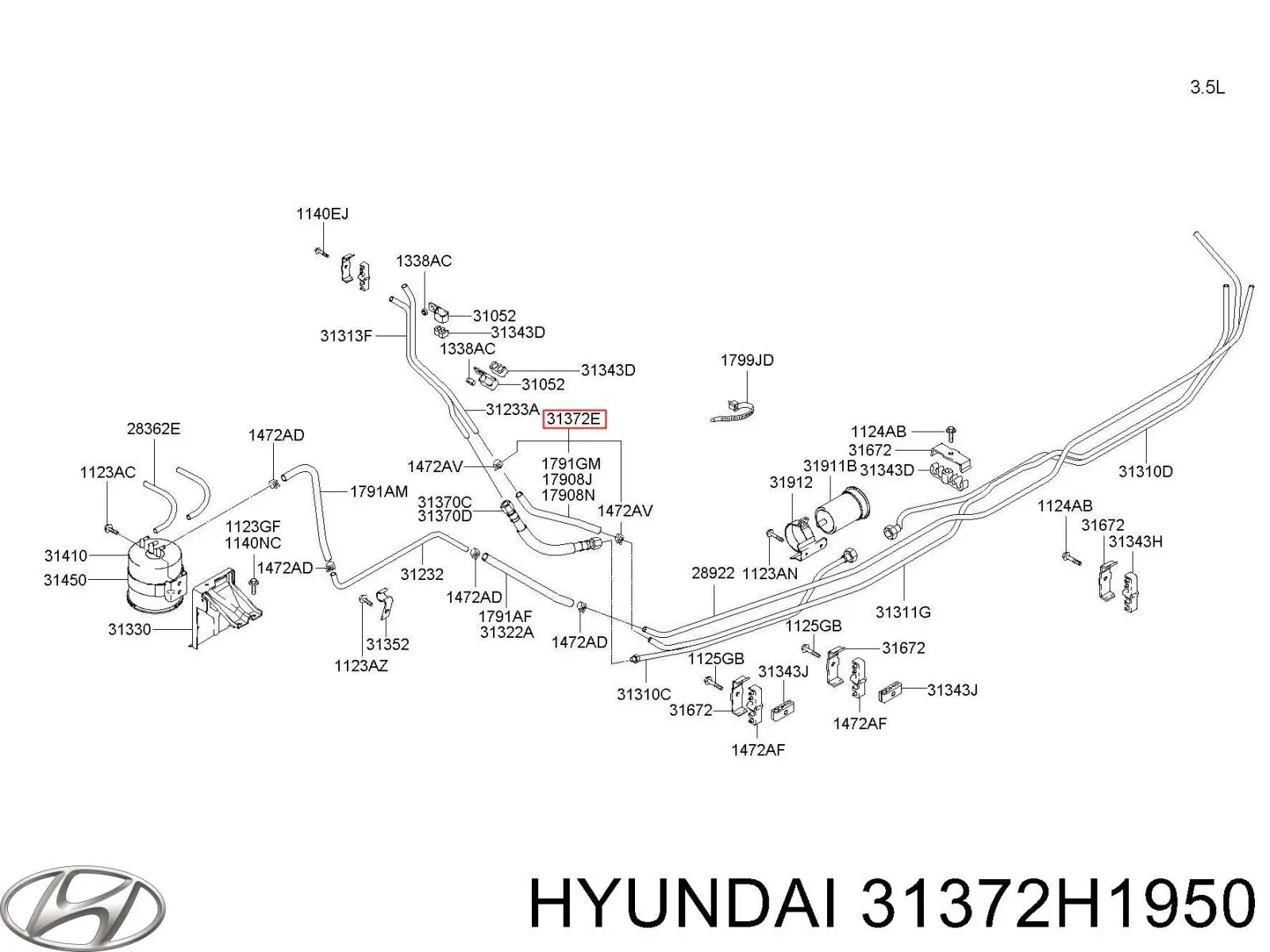  Hyundai/Kia 31371H1950 цена, от 21.44 USD