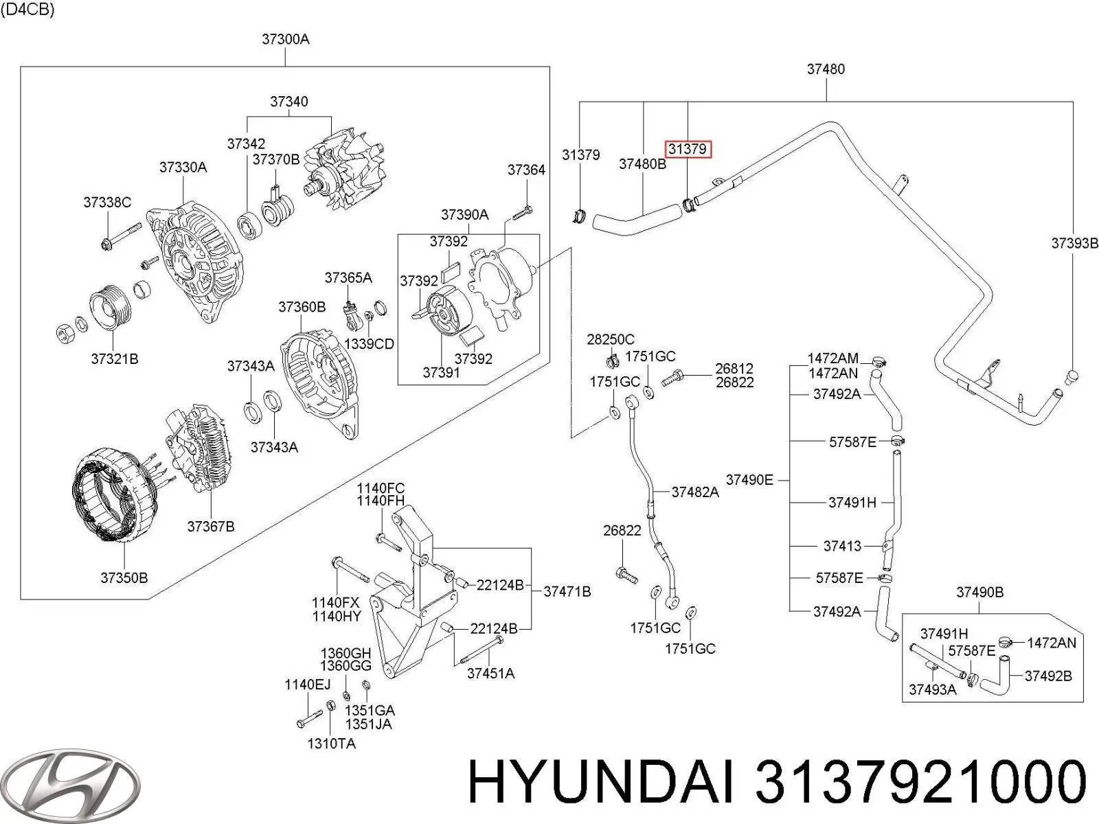 Купить 3137921000 Hyundai/Kia 