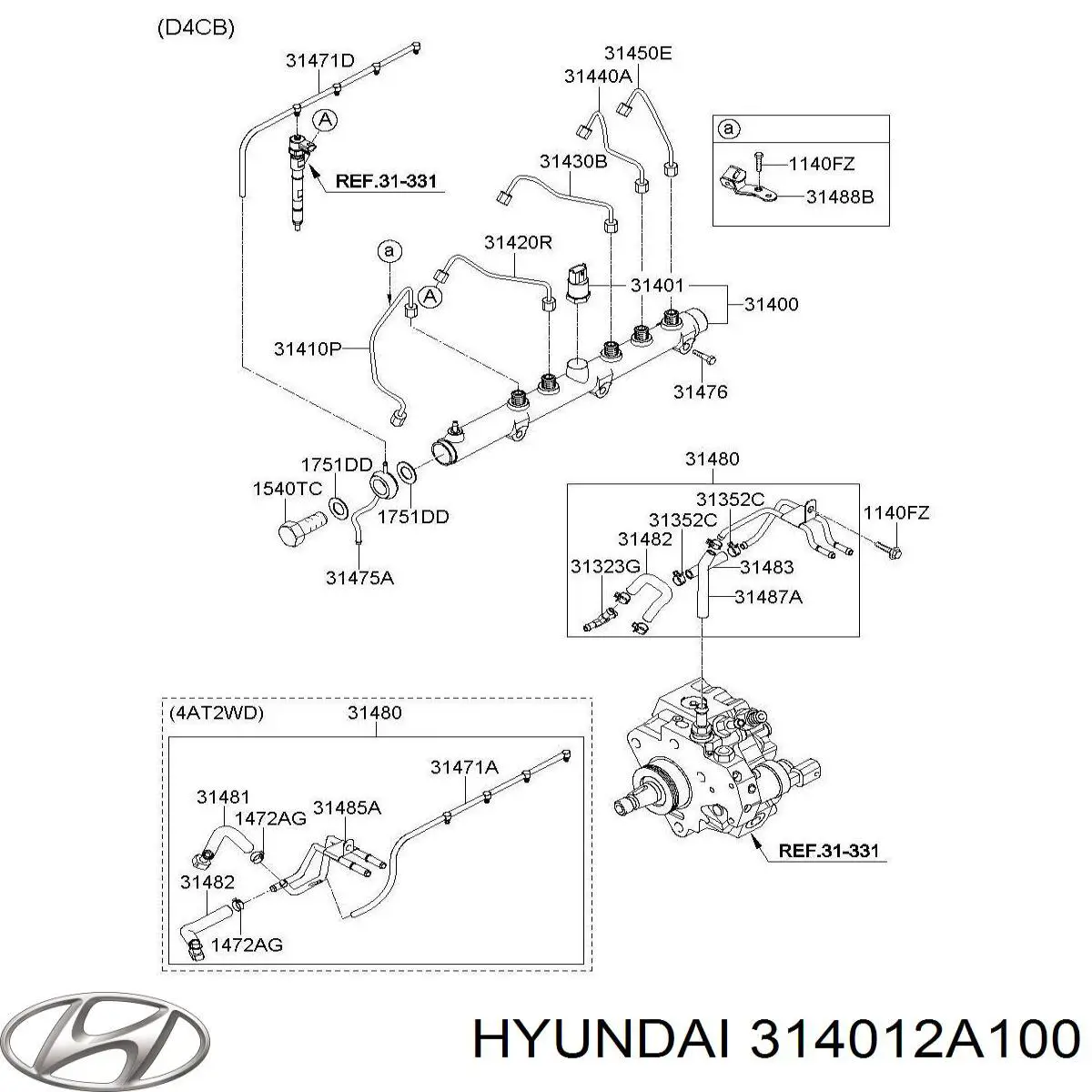  314012A100 Hyundai/Kia