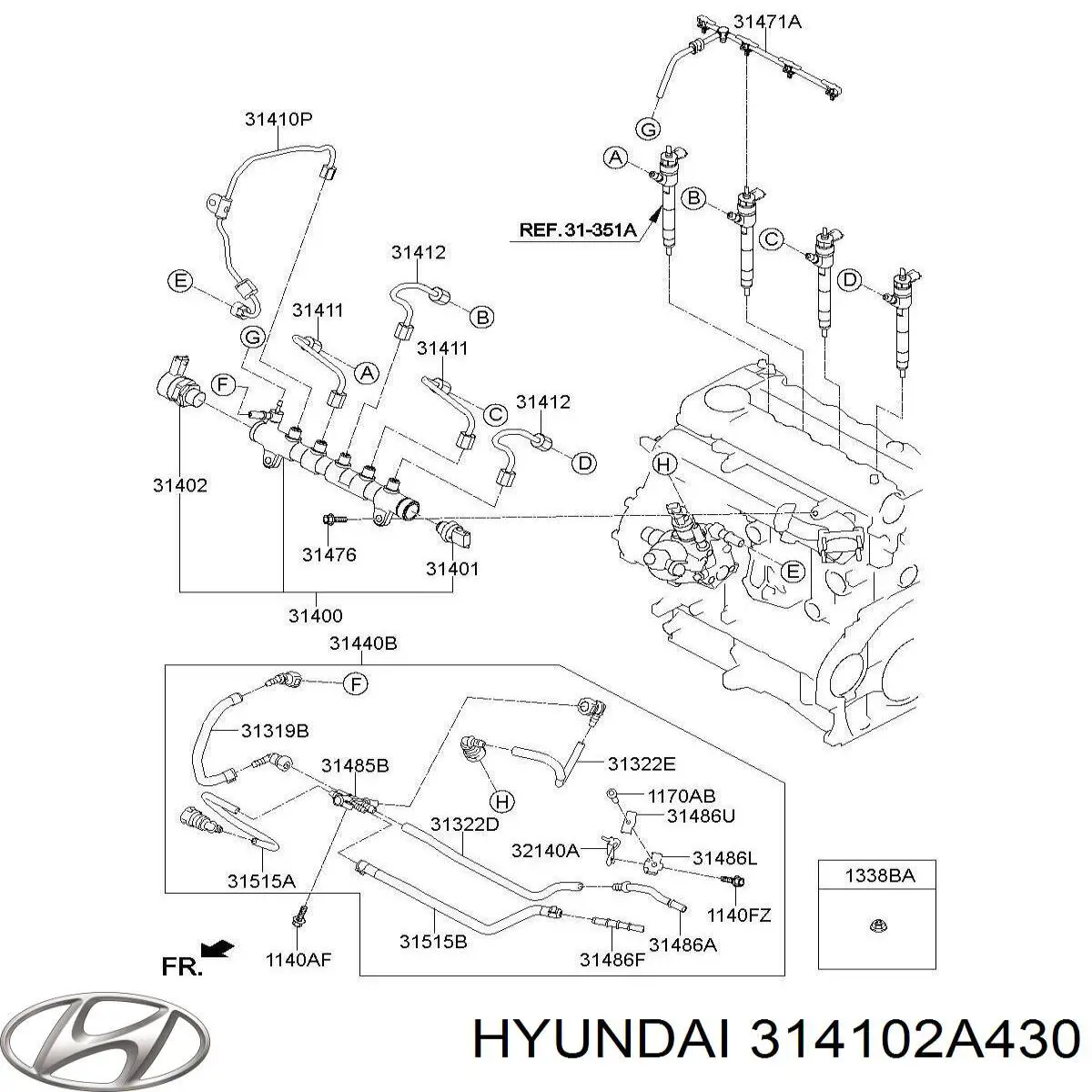  314102A430 Hyundai/Kia