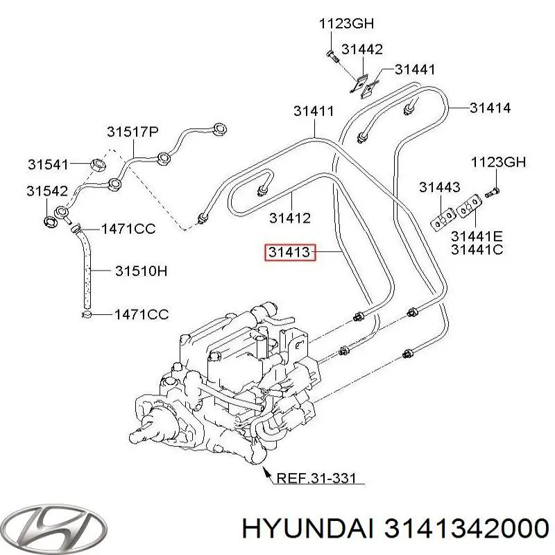 3141342000 Hyundai/Kia 