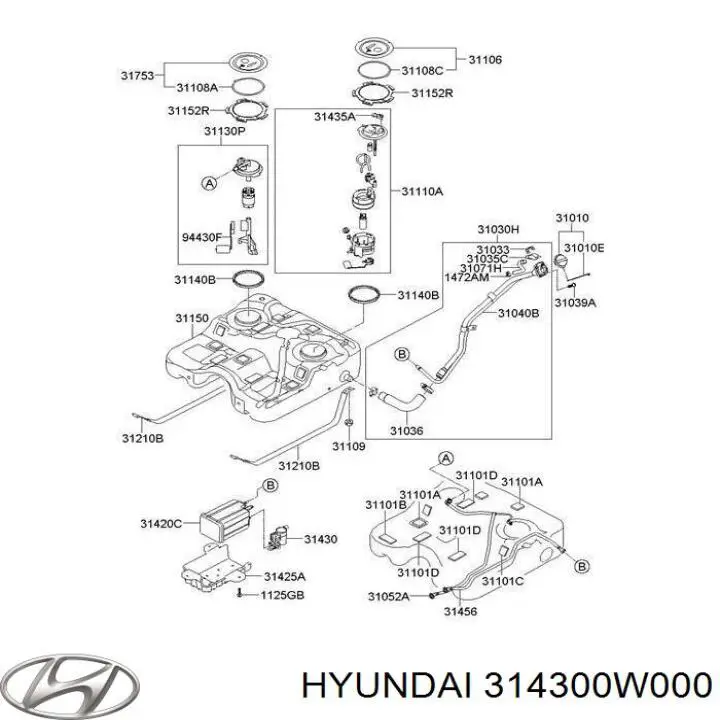  Hyundai/Kia 314300W000