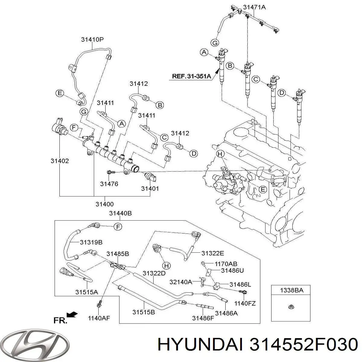  314552F030 Hyundai/Kia