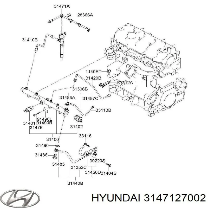  Hyundai/Kia 3147127002 цена, от 12.67 USD