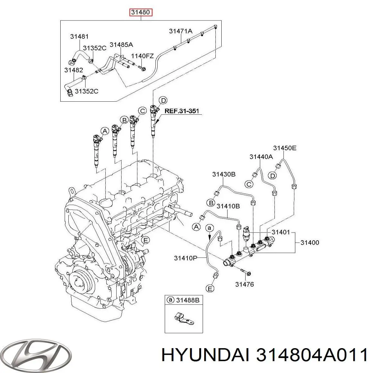  314804A011 Hyundai/Kia