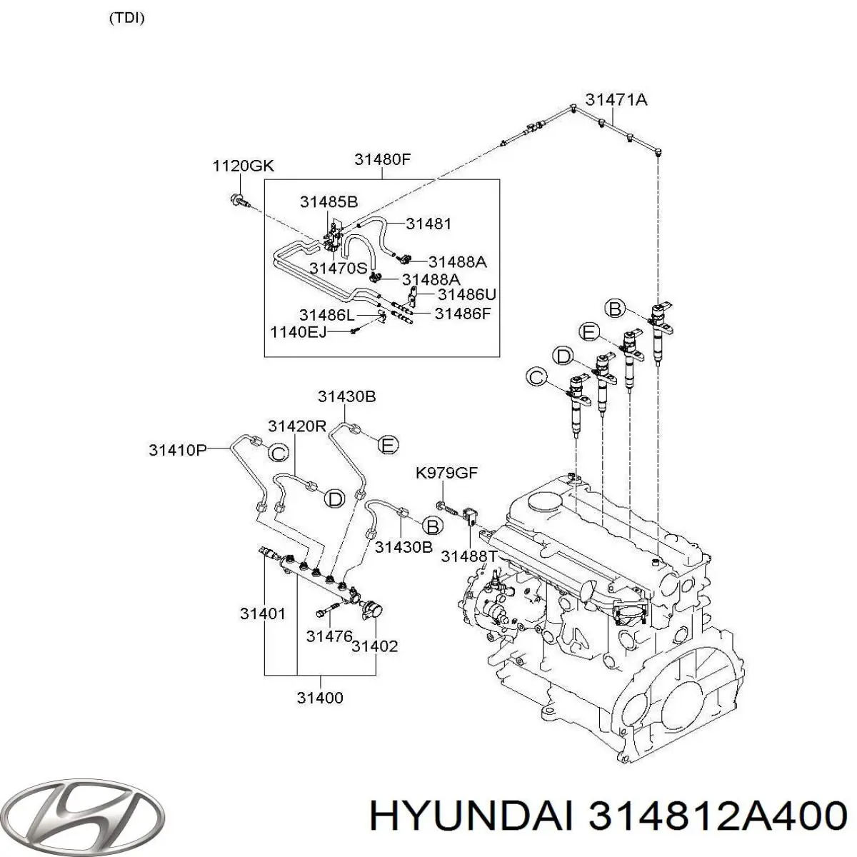  314812A400 Hyundai/Kia