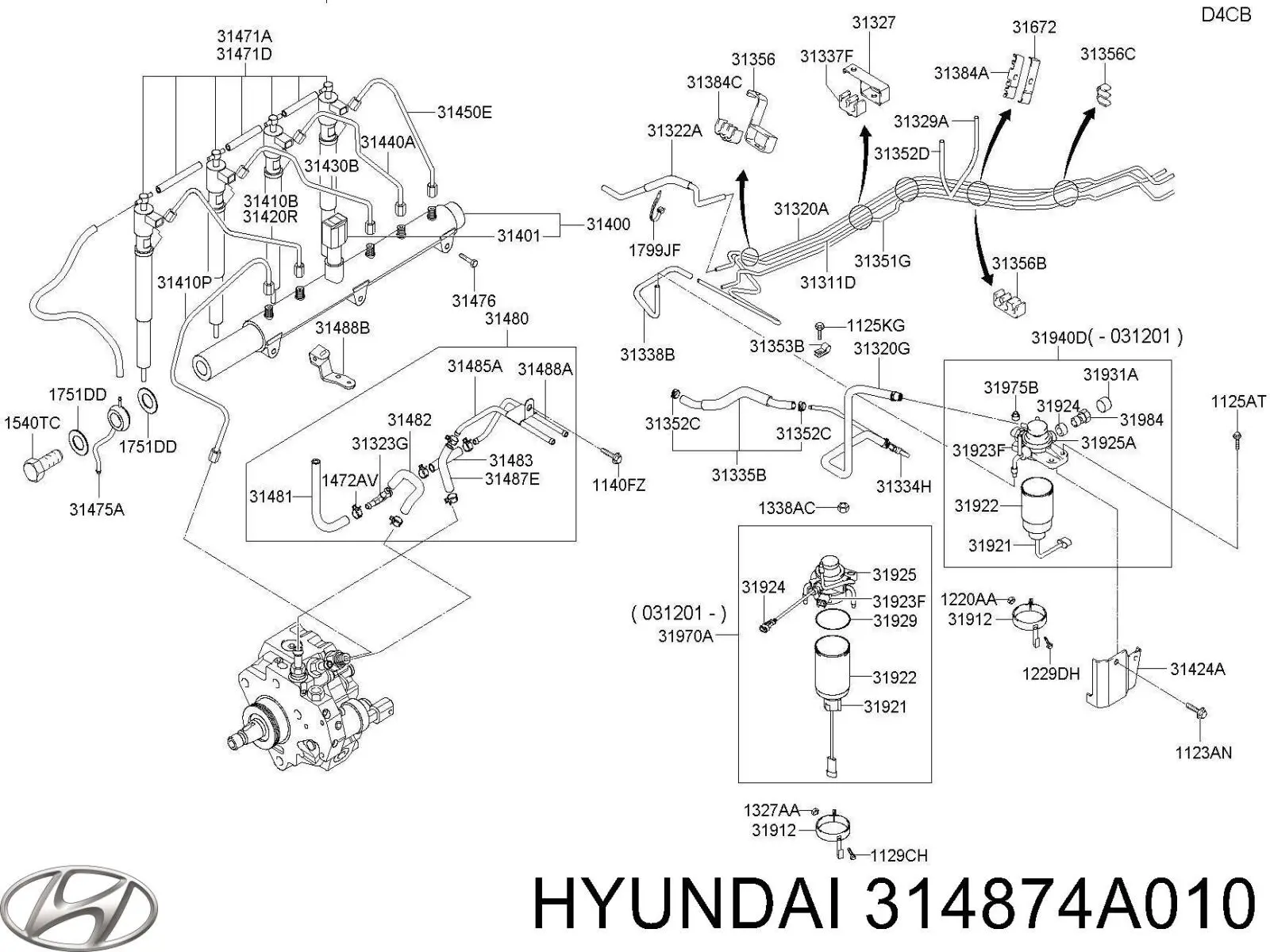  314874A010 Hyundai/Kia