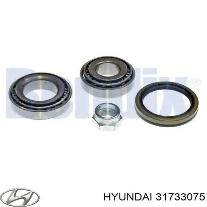 Подшипник ступицы задней наружный 31733075 Hyundai/Kia