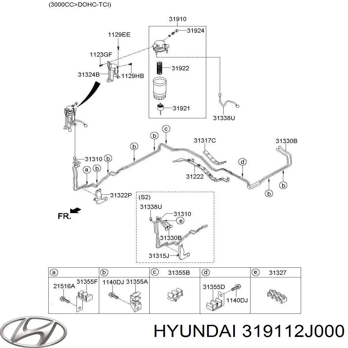 Фильтр тонкой очистки топлива Hyundai/Kia 319112J000 цена, от 20.51 USD