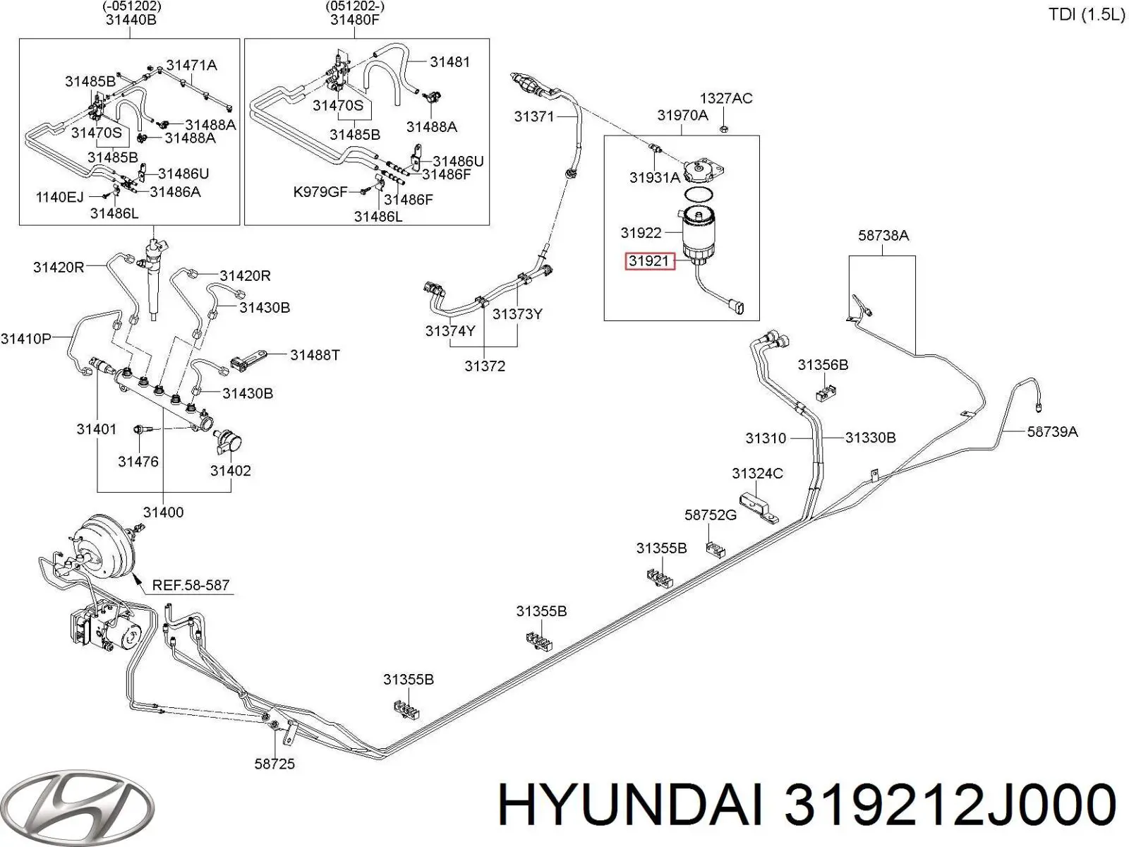 319212J000 Hyundai/Kia 