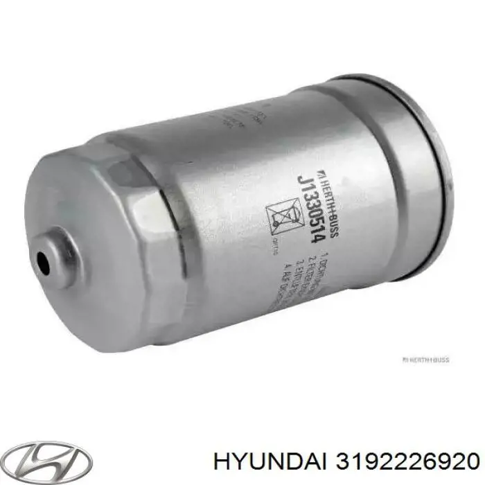 3192226920 Hyundai/Kia filtro de combustível