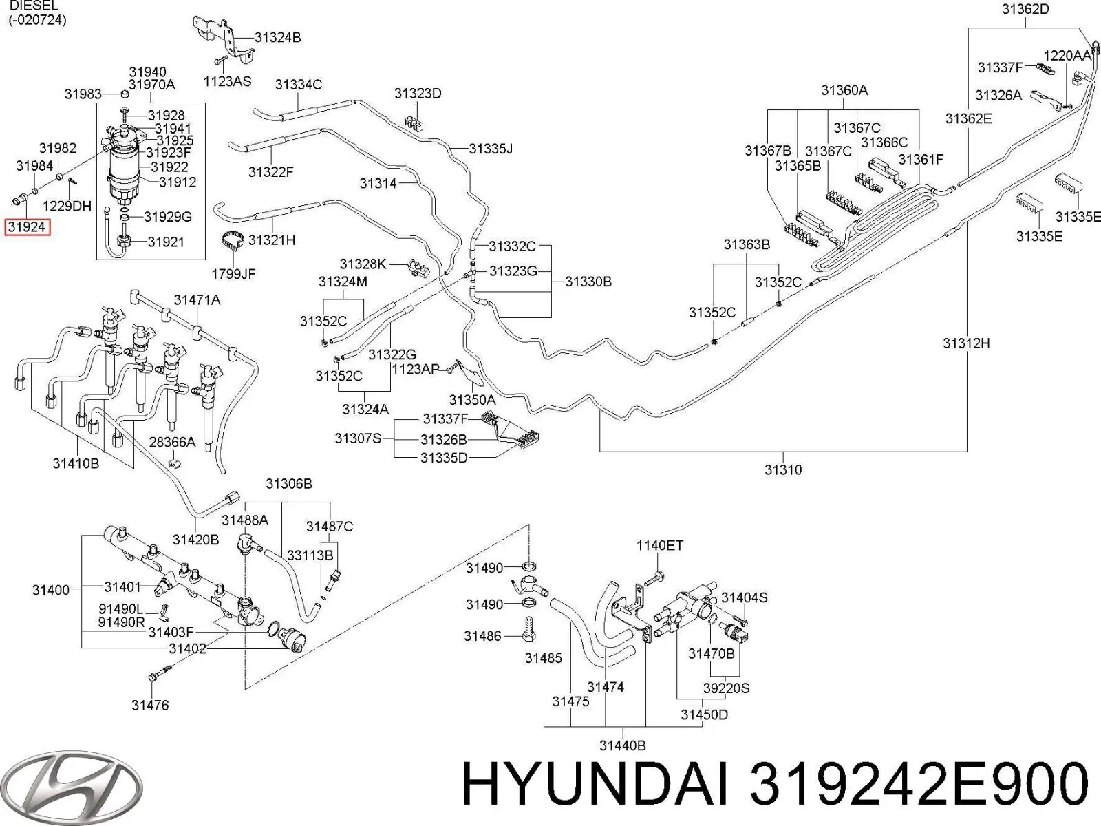  319242E900 Hyundai/Kia