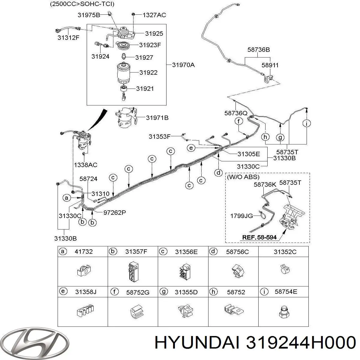  319244H000 Hyundai/Kia