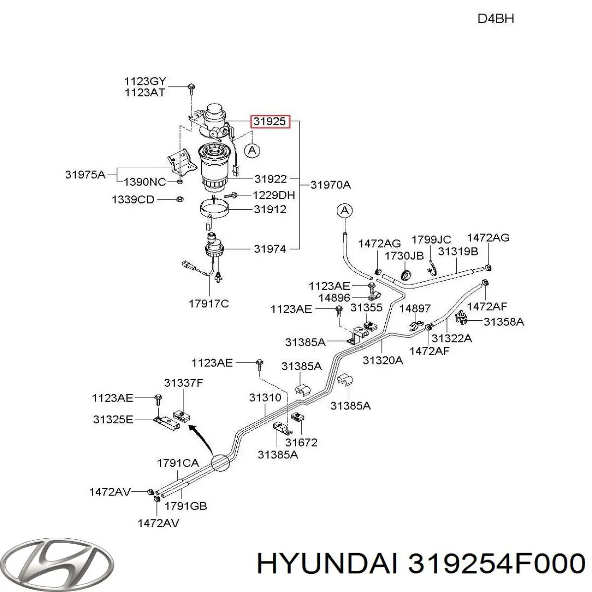  319254F000 Hyundai/Kia