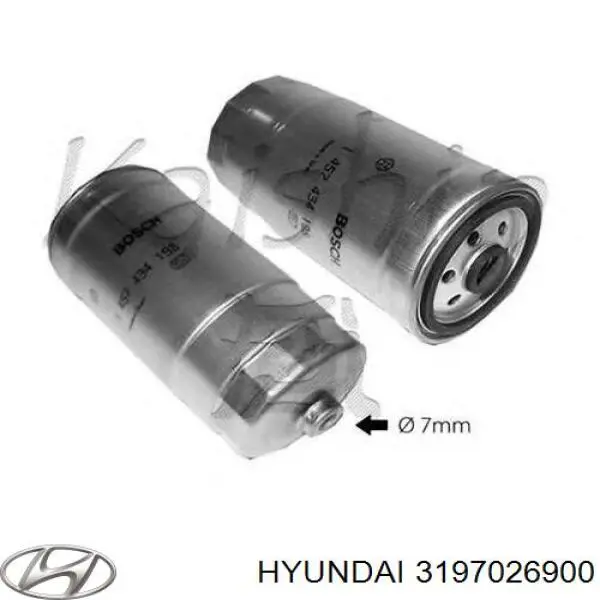 Купить 3197026900 Hyundai/Kia Фильтр-отстойник топлива грубой очистки