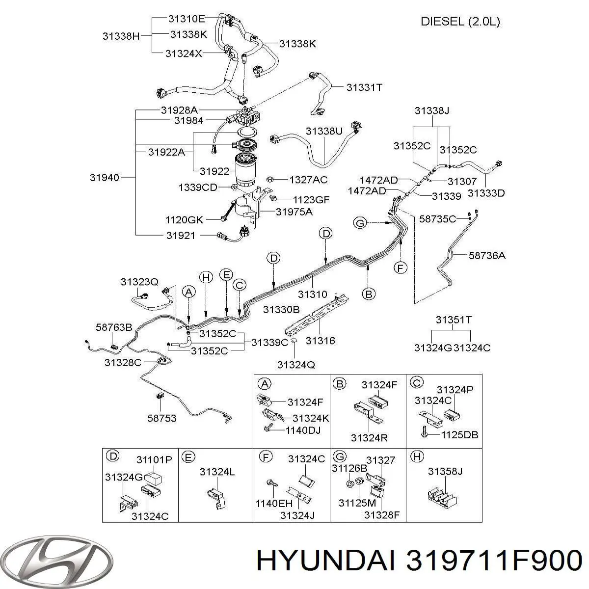  319711F900 Hyundai/Kia