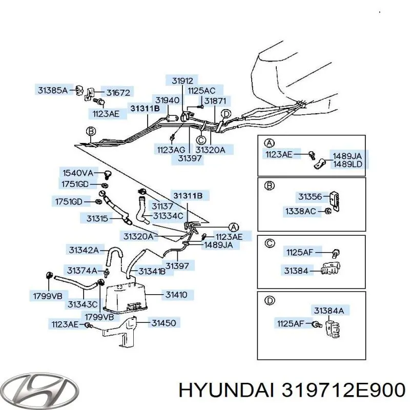 Купить 319712E900 Hyundai/Kia 