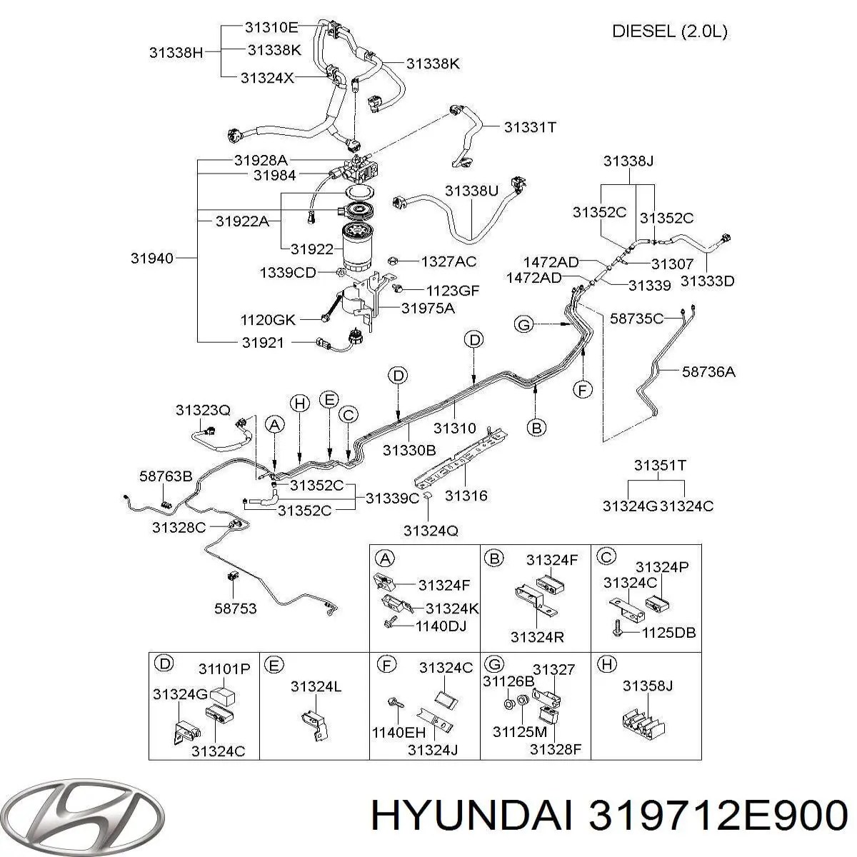  319712E900 Hyundai/Kia