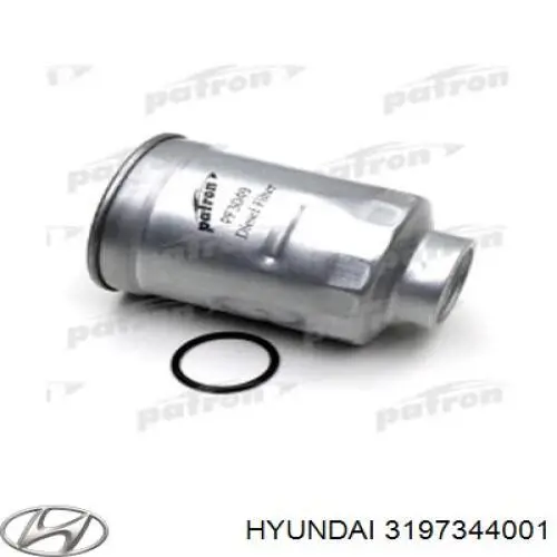 Топливный фильтр 3197344001 Hyundai/Kia