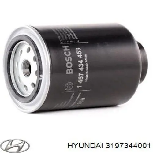 Filtro combustible 3197344001 Hyundai/Kia