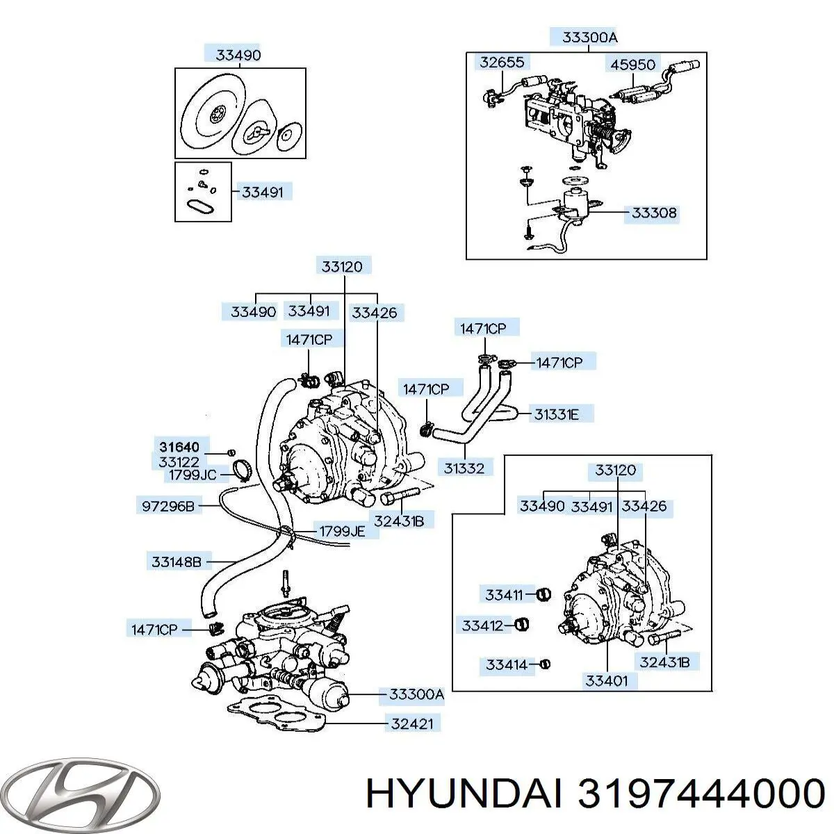Датчик уровня воды топливного фильтра Hyundai/Kia 3197444000 цена, от 7.23 USD