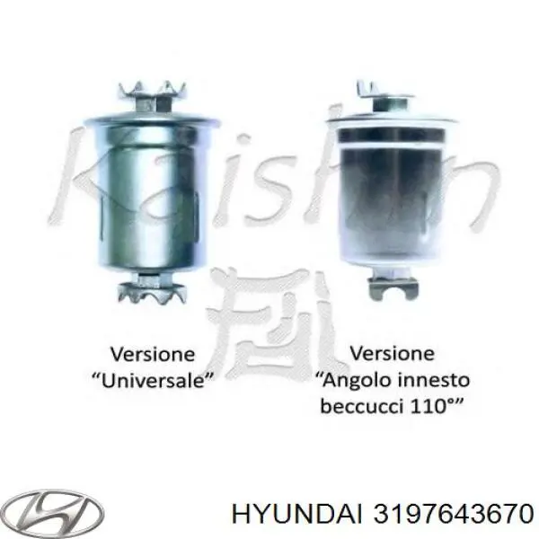 3197643670 Hyundai/Kia Фильтр топлива