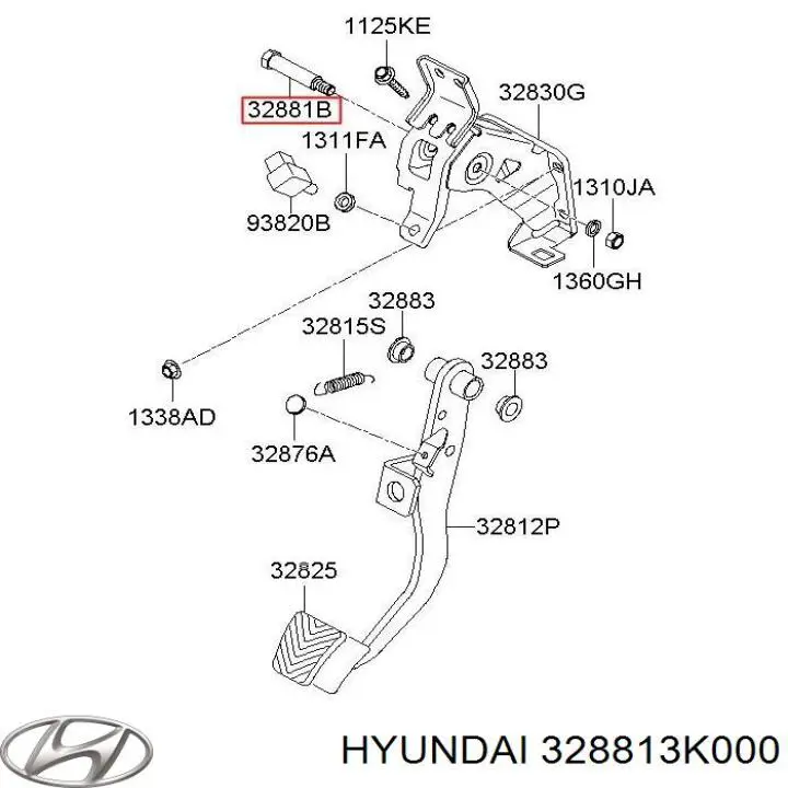 328813K000 Hyundai/Kia 