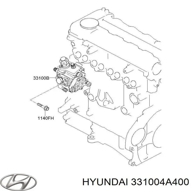Топливный насос высокого давления Хундай Н-1 Starex (Hyundai H1)