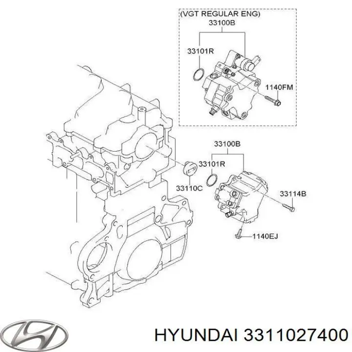 3311027400 Hyundai/Kia