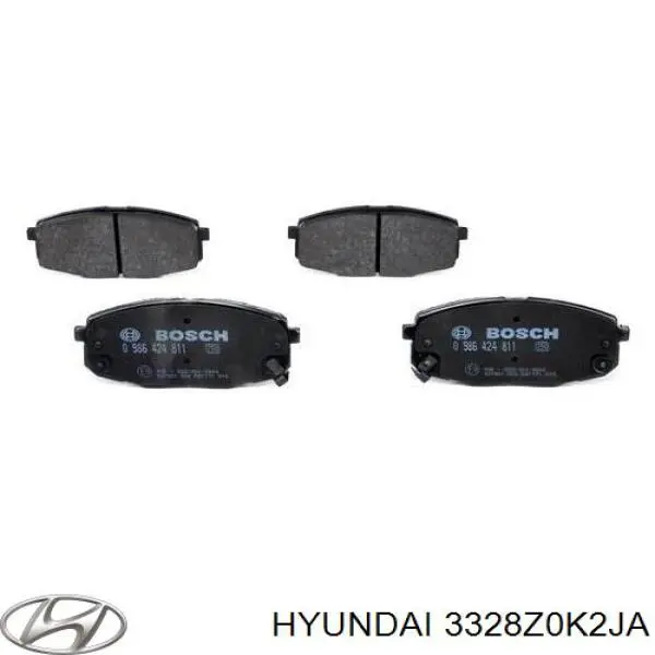 3328Z0K2JA Hyundai/Kia передние тормозные колодки